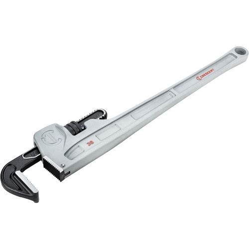 Cl&eacute; &agrave; tuyaux, Cap des m&acirc;choires 5", Longueur 36", Fini Rev&ecirc;tement en poudre, Prise Non-ergonomique Rock Safety Industrial Ltd
