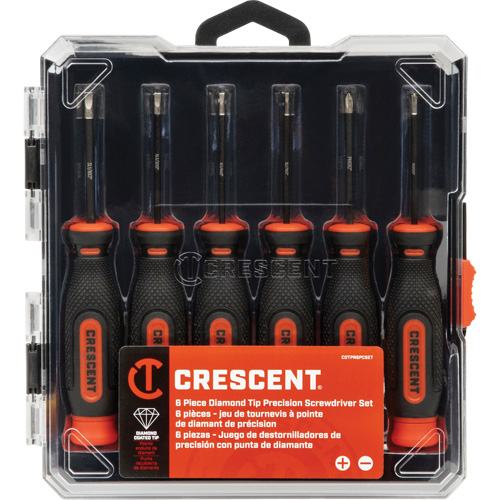 Diamond Tip Precision Screwdriver Set, 6 Rock Safety Industrial Ltd