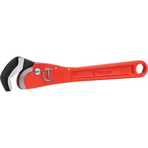 Cl&eacute; pour tuyau acier auto-ajustable, Cap des m&acirc;choires 1-1/2", Longueur 12", Fini Rev&ecirc;tement en poudre, Prise Non-ergonomique Rock Safety Industrial Ltd