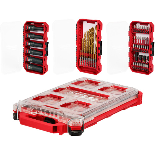 Ensemble de perceuse &agrave; chocs, tournevis Shockwave & attache Packout Rock Safety Industrial Ltd