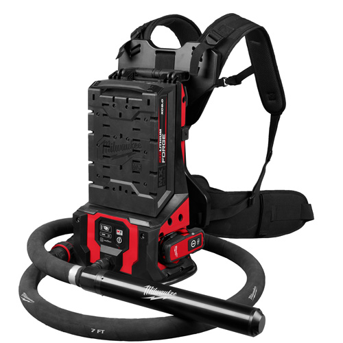 MX FUEL Backpack High Cycle Concrete Vibrator Kit with 7' Whip / 1.75" Head Rock Safety Industrial Ltd