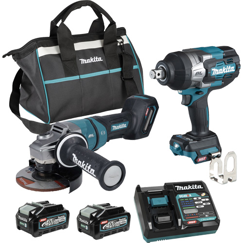 Ensemble 2 outils &agrave; moteur sans balai XGT, Lithium-ion, 40 V Rock Safety Industrial Ltd