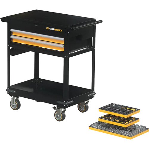 Mechanics Tool Set in Modular Foam Trays with Storage Unit, 194 Pieces Rock Safety Industrial Ltd