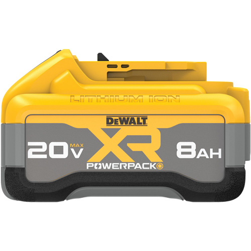 MAX* XR POWERPACK Battery, Lithium-Ion, 20 V, 8 Ah Rock Safety Industrial Ltd