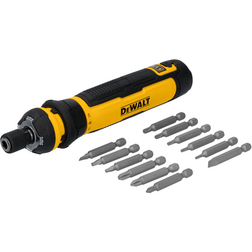 Jeu de tournevis sans fil de 14 morceaux avec commande FLEXDRIVE, 4 V, 44 lb-po/5 Nm couple max. Rock Safety Industrial Ltd