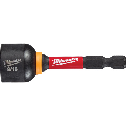 Tourne-&eacute;crou magn&eacute;tique Impact Duty SHOCKWAVE, 9/16" prise, 2-9/16" lo, Magn&eacute;tique Rock Safety Industrial Ltd
