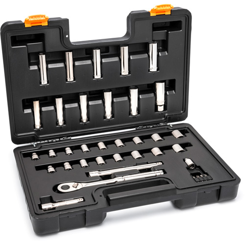 3/8” Drive 72-Tooth, 12-Point Drive Mechanics Tool Set Rock Safety Industrial Ltd