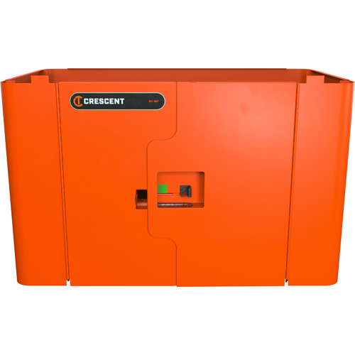 Armoire de rangement s&eacute;curis&eacute;e RAILWORKS en acier avec panneau &agrave; deux portes verrouillables Rock Safety Industrial Ltd