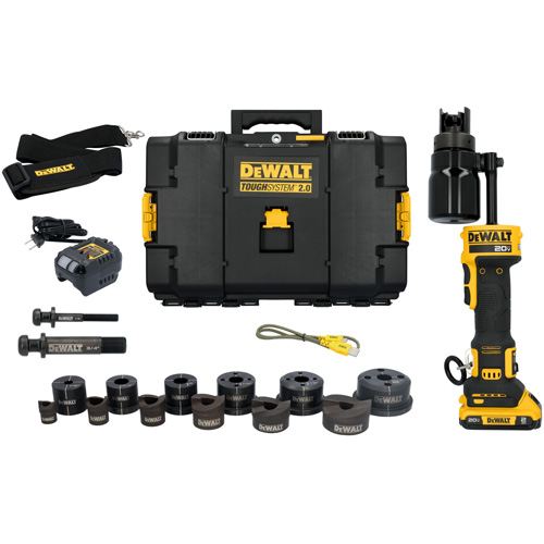 Hydraulic Knockout Tool Kit with 1/2'' - 2'' Punches & Dies Rock Safety Industrial Ltd
