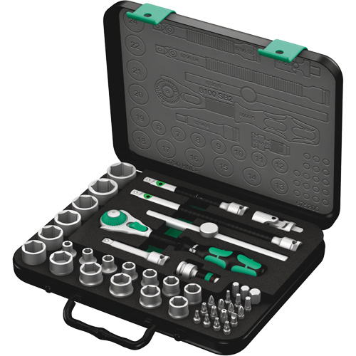 Jeu de cliquets rapides Zyklop 8100 SB 2, 43 Mcx, Prise de 3/8" Rock Safety Industrial Ltd