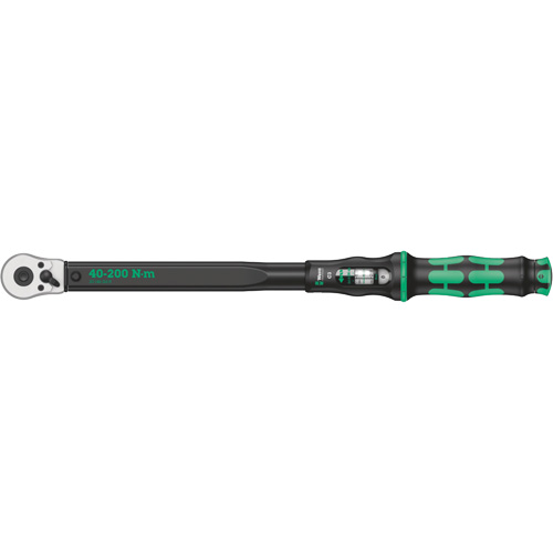 Cl&eacute; dynamom&eacute;trique Click-Torque C3 avec cliquet r&eacute;versible, &agrave; cliquer, Entraînement 1/2" carr&eacute;, 40 - 200 Nm Rock Safety Industrial Ltd