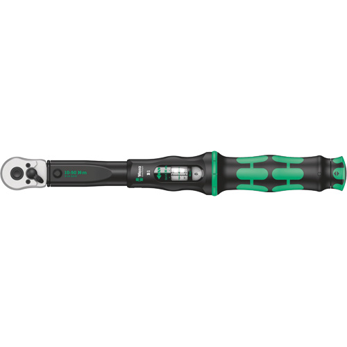 Cl&eacute; dynamom&eacute;trique Click-Torque B avec cliquet r&eacute;versible, &agrave; cliquer, Entraînement 3/8" carr&eacute;, 10 - 50 Nm Rock Safety Industrial Ltd