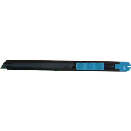 Couteau d'usage g&eacute;n&eacute;ral de 9 mm , Acier inoxydable, Prise en Plastique Rock Safety Industrial Ltd