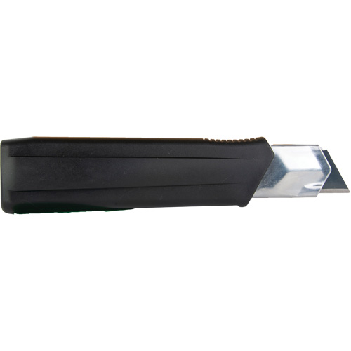 Couteau r&eacute;tractable de 25 mm, Acier inoxydable, Robuste, Prise en Caoutchouc Rock Safety Industrial Ltd