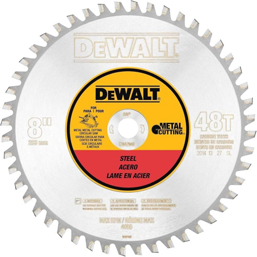 Ferrous Circular Saw Blade, 8", 40 Teeth, Metal Use Rock Safety Industrial Ltd