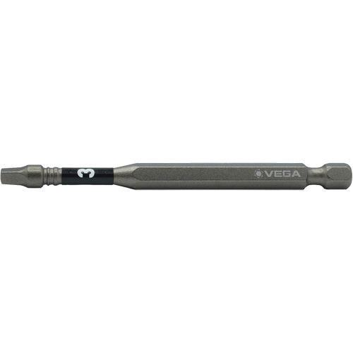 Embout pour outils &eacute;lectriques Impactech, Carr&eacute;e, Embout #3, Prise 1/4", Longueur 3-1/2" Rock Safety Industrial Ltd