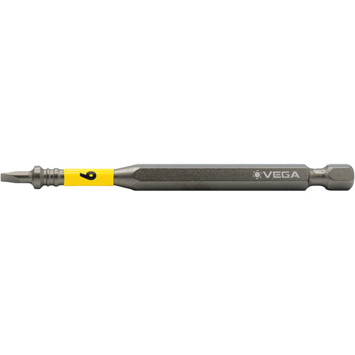 Embout pour outils &eacute;lectriques Impactech, Fente, Embout 6F-8R, Prise 1/4", Longueur 3-1/2" Rock Safety Industrial Ltd