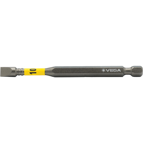 Embout pour outils &eacute;lectriques Impactech, Fente, Embout 10F-12R, Prise 1/4", Longueur 3-1/2" Rock Safety Industrial Ltd