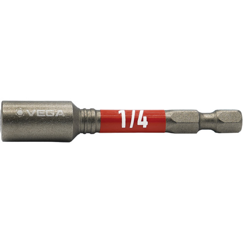 Tourne-&eacute;crou Impactech, Embout 1/4", Prise 1/4", 2-9/16" lo, Magn&eacute;tique Rock Safety Industrial Ltd