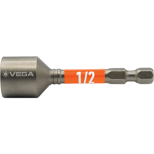 Tourne-&eacute;crou Impactech, Embout 1/2", Prise 1/4", 2-9/16" lo, Magn&eacute;tique Rock Safety Industrial Ltd
