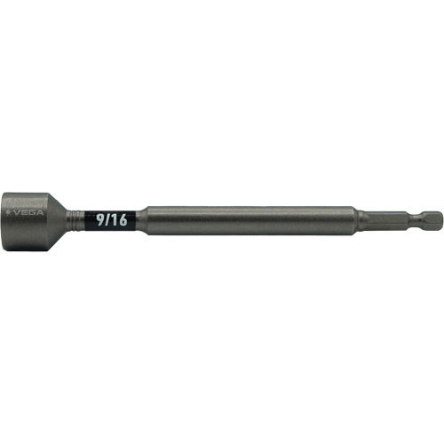 Impactech&reg; Nut Driver, 9/16" Tip, 1/4" Drive, 6" L, Magnetic Rock Safety Industrial Ltd
