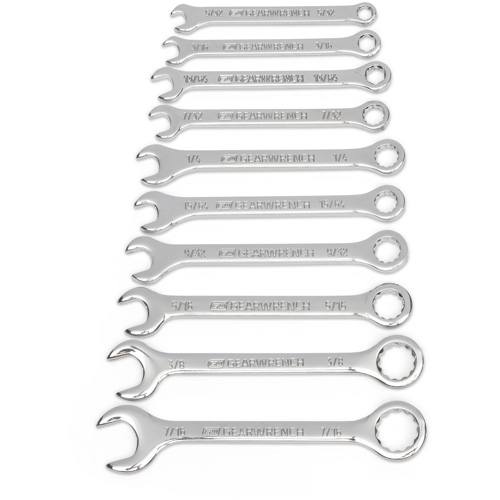 SAE Midget Wrench Set, Combination, 10 Pieces, Imperial Rock Safety Industrial Ltd