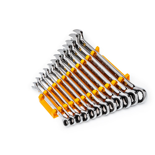 Jeu de cl&eacute;s &agrave; 12 pans et 90 dents, Combinaison &agrave; cliquet, 12 morceaux, M&eacute;trique Rock Safety Industrial Ltd