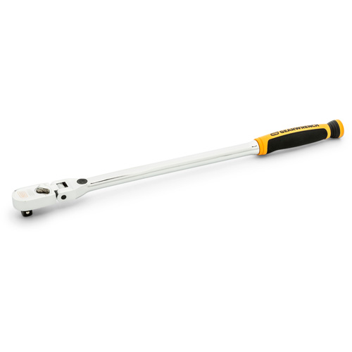 Cl&eacute; &agrave; cliquet &agrave; t&ecirc;te flexible verrouillable 120XP avec poign&eacute;e double mat&eacute;riau Rock Safety Industrial Ltd
