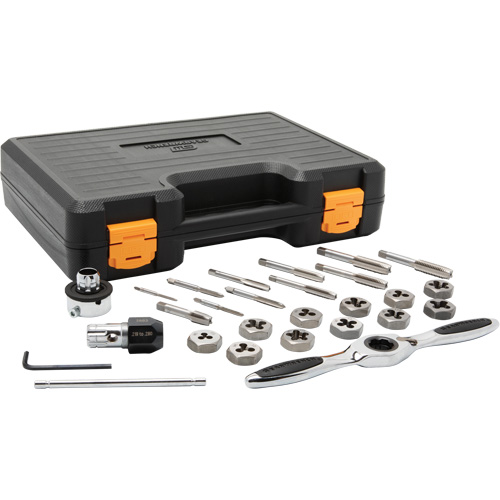 Metric Ratcheting Tap & Die Set, 27 Pieces Rock Safety Industrial Ltd