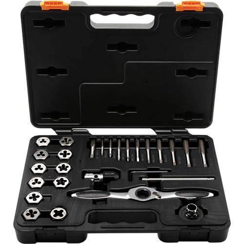 Metric Ratcheting Tap & Die Set, 27 Pieces Rock Safety Industrial Ltd