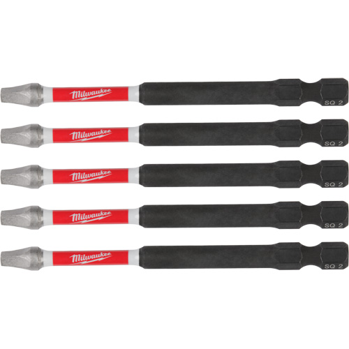 Embouts de tr&eacute;pan &agrave; chocs SHOCKWAVE, Carr&eacute;e, Embout 2, Longueur 3-1/2" Rock Safety Industrial Ltd