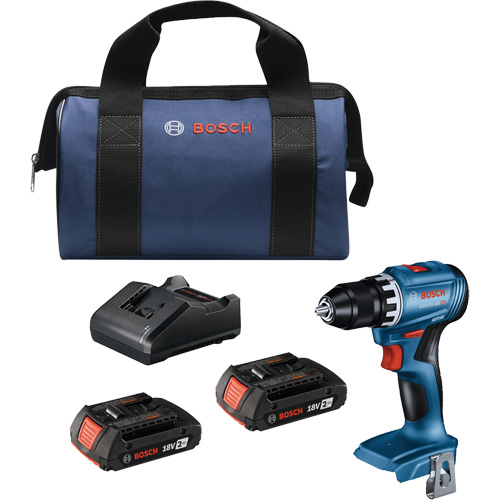 Trousse perceuse-visseuse compacte sans balais, Lithium-ion, 18 V, Mandrin 1/2", Couple 400 lb-po Rock Safety Industrial Ltd