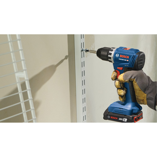 Trousse perceuse-visseuse compacte sans balais, Lithium-ion, 18 V, Mandrin 1/2", Couple 400 lb-po Rock Safety Industrial Ltd