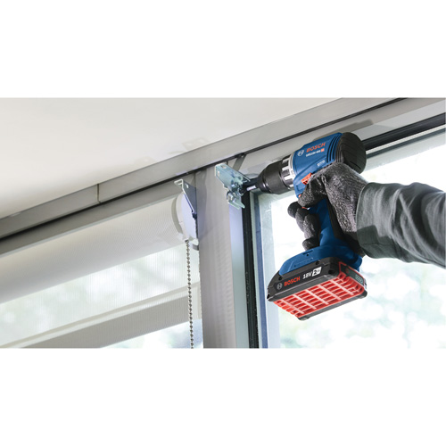Trousse perceuse-visseuse compacte sans balais, Lithium-ion, 18 V, Mandrin 1/2", Couple 400 lb-po Rock Safety Industrial Ltd