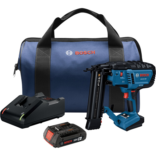 Ensemble cloueuse de finition de calibre 18 avec batterie Standard Power, 18 V, Lithium-ion Rock Safety Industrial Ltd