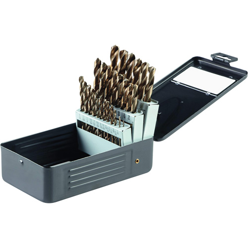 Gold Oxide Drill Bit Set, 29 Pieces, High Speed Steel Rock Safety Industrial Ltd