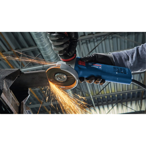 Rectifieuse angulaire ergonomique, 4-1/2", 120 V, 10 A, 11000 Tr/min Rock Safety Industrial Ltd