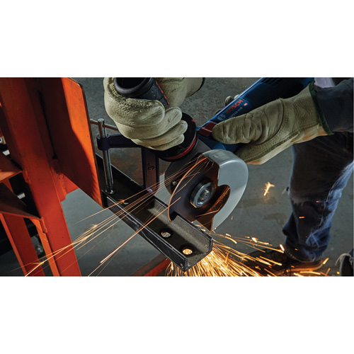 Rectifieuse angulaire ergonomique, 4-1/2", 120 V, 10 A, 11000 Tr/min Rock Safety Industrial Ltd