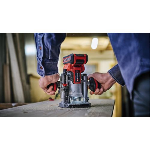 Toupie compacte avec base fixe et plongeante professionnelle sans fil (outil seulement) Rock Safety Industrial Ltd
