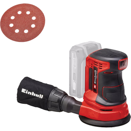 Cordless Random Orbit Sander (Tool Only), 5" Sand Paper, 18 V, 14000 - 22000 OPM Rock Safety Industrial Ltd