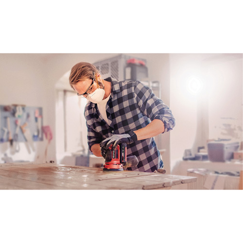 Cordless Random Orbit Sander (Tool Only), 5" Sand Paper, 18 V, 14000 - 22000 OPM Rock Safety Industrial Ltd