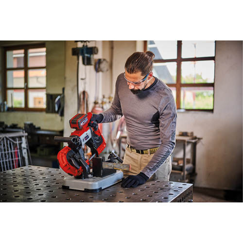 5” Cordless Compact Metal Cutting Bandsaw (Tool Only), 18 V, 4-1/2" Capacity Rock Safety Industrial Ltd