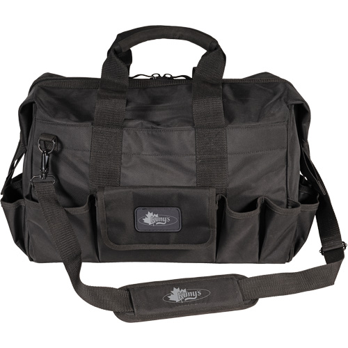 Phantom Collection 18" Contractor's Tool Bag, Ballistic Polyester, 25 Pockets, Black Rock Safety Industrial Ltd