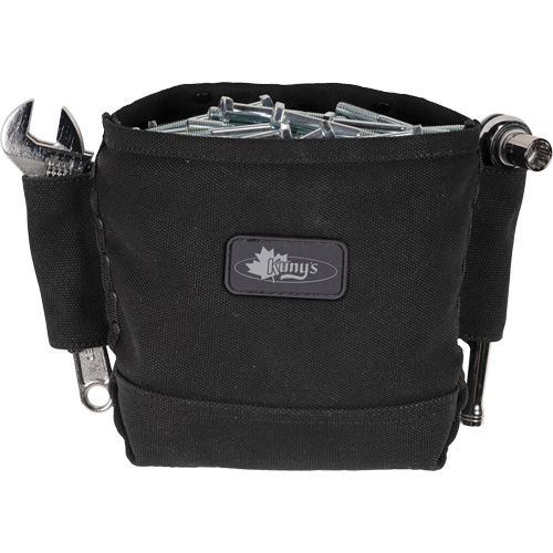 Phantom Collection Nut & Bolt Bag with 2 Sleeves, Canvas, 3 Pockets, Black Rock Safety Industrial Ltd