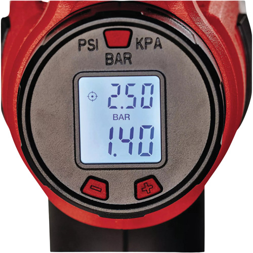 Gonfleur motoris&eacute; sans fil &agrave; haute pression CE-CC 18 Li 18 V avec jauge num&eacute;rique (outil seulement) Rock Safety Industrial Ltd