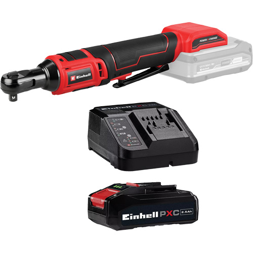 Cl&eacute; &agrave; cliquet sans fil avec batterie 2,5 Ah PXC et ensemble chargeur de d&eacute;part Rock Safety Industrial Ltd