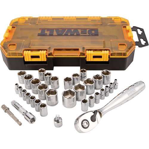 Jeu de douilles 1/4" & 3/8", 34 M Rock Safety Industrial Ltd