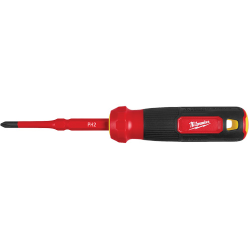 2-in-1 1000V Insulated Flip Shank Multi-Bit Screwdriver, 8-4/5" L, Cushion Grip Handle Rock Safety Industrial Ltd