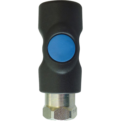 Raccord industriel rapide TOPQUIK S1, Composite en polyester/Acier inoxydable, 1/4", NPT femelle, 174 PSI Rock Safety Industrial Ltd