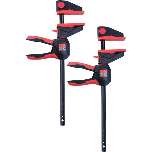 Ensemble de serre-joints &agrave; g&acirc;chette pour barres &agrave; une main avec poign&eacute;e rotative &agrave; 360°, 12" (304,8 mm) Rock Safety Industrial Ltd